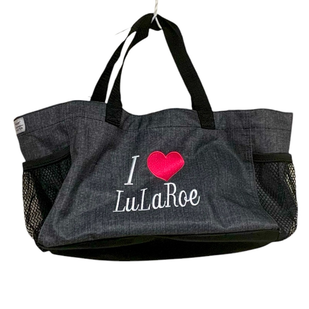 Thirty One signature collection miniature tote bag I Love LuLaRoe like new EUC